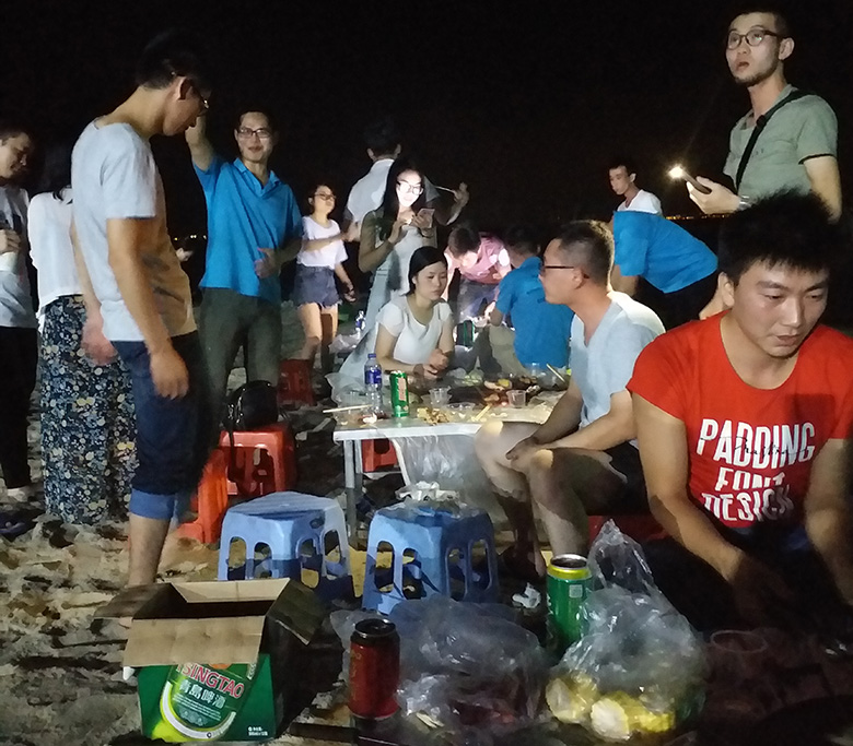 野外拓展，漫游沙滩—记锐天惠州巽寮湾之旅