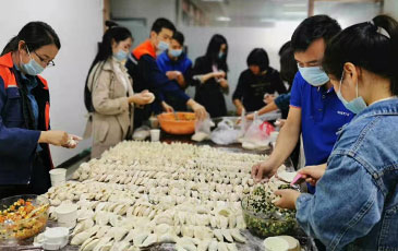 浓情冬至，其乐融融，锐天团队与客户共度佳节
